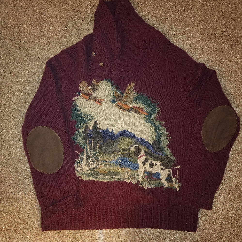 Polo Ralph Lauren dog hunt sweater